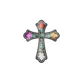 Floral Resin Cross